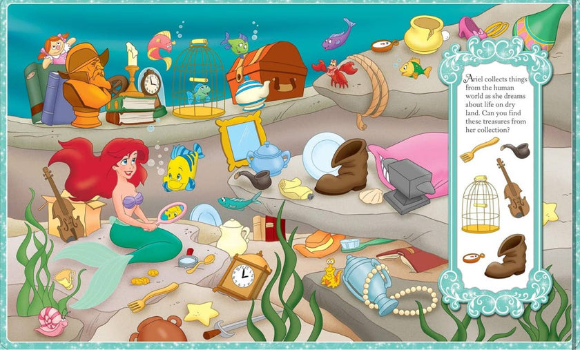 Disney Princess - First Look and Find Book and Activity Card Set