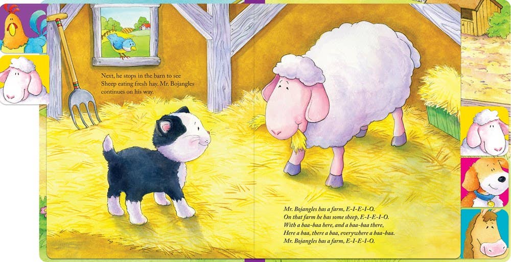 Morning at the Farm with Mr. Bojangles Board Book