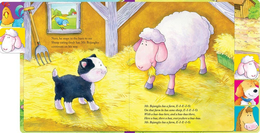 Morning at the Farm with Mr. Bojangles Board Book