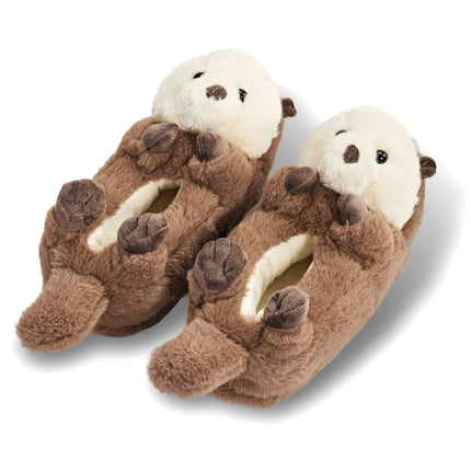 Otter One | Kid's Funny Fluffy Non-Slip Slippers