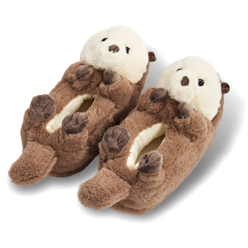 Otter One | Kid's Funny Fluffy Non-Slip Slippers