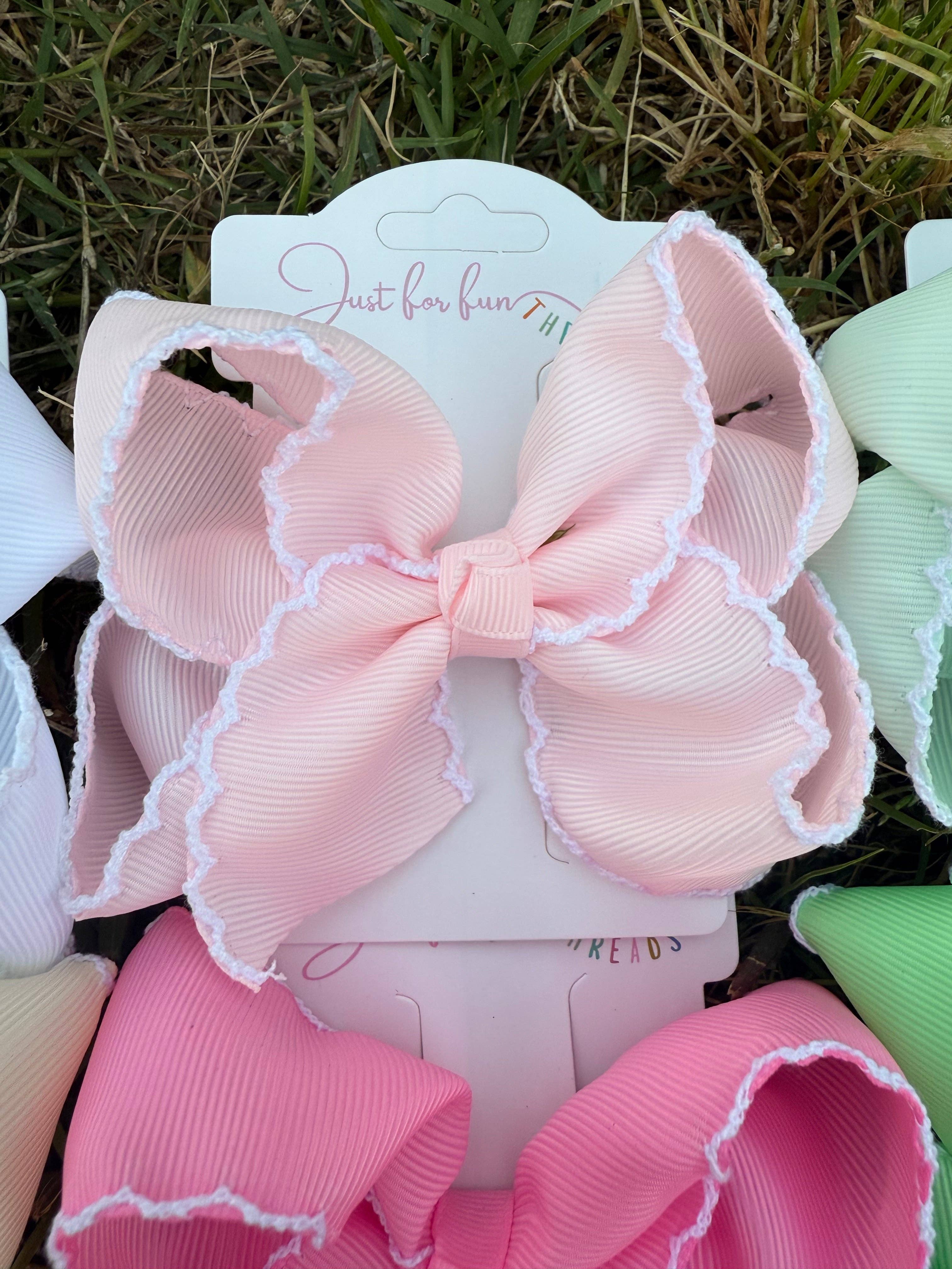 Tiny Fun Solid Hair Bows (4in)