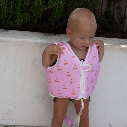 Kids Swim Vest Cotton Candy Cherry 33 lbs.