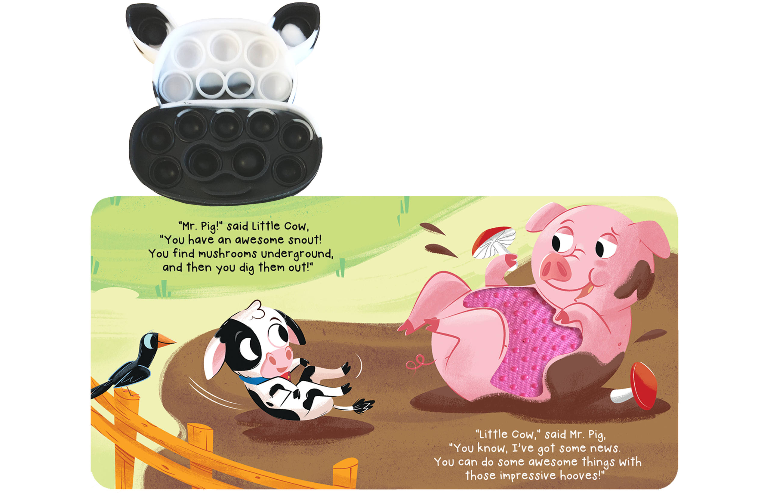 Little Cow - Your Sensory Fidget Friend Board Book