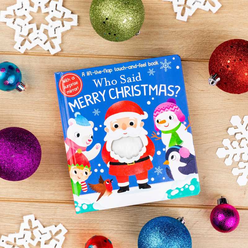 Who Said Merry Christmas? Board Book