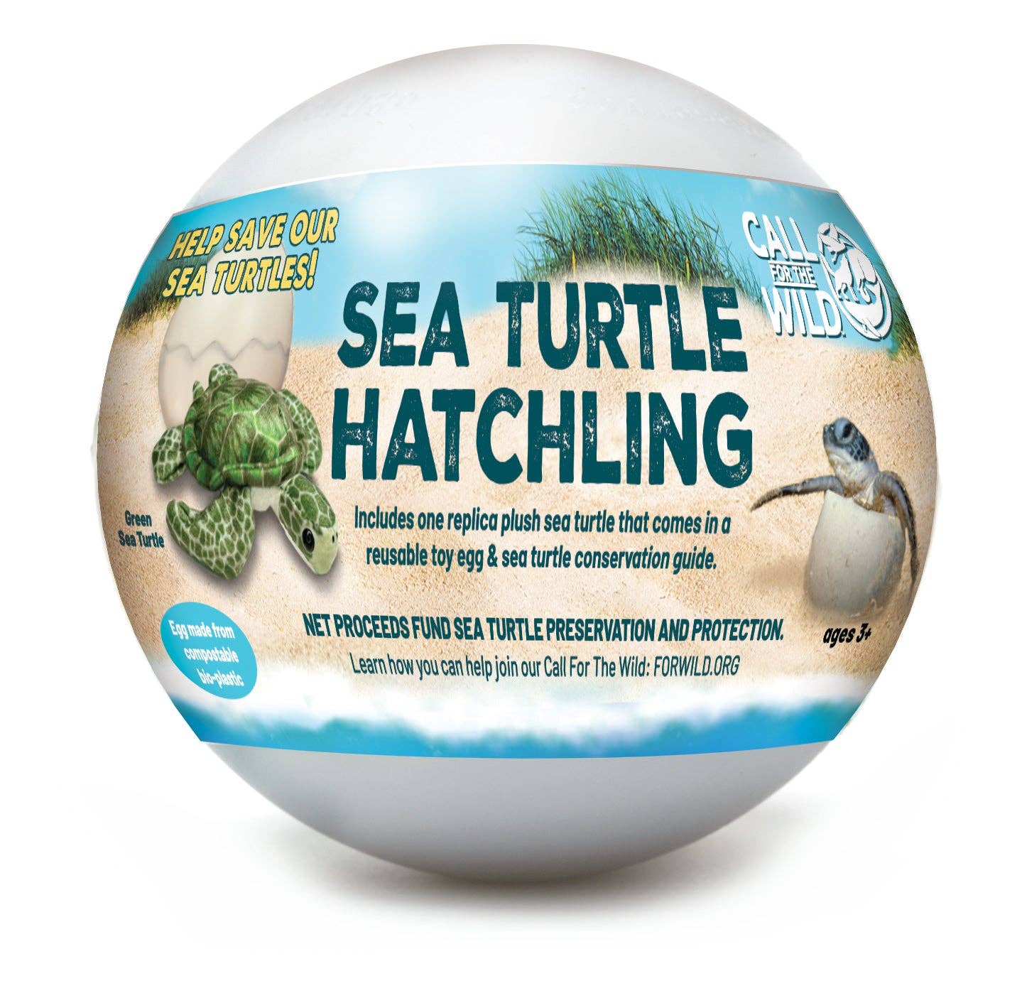 Sea Turtle Hatchling Plush Stuffed Animal