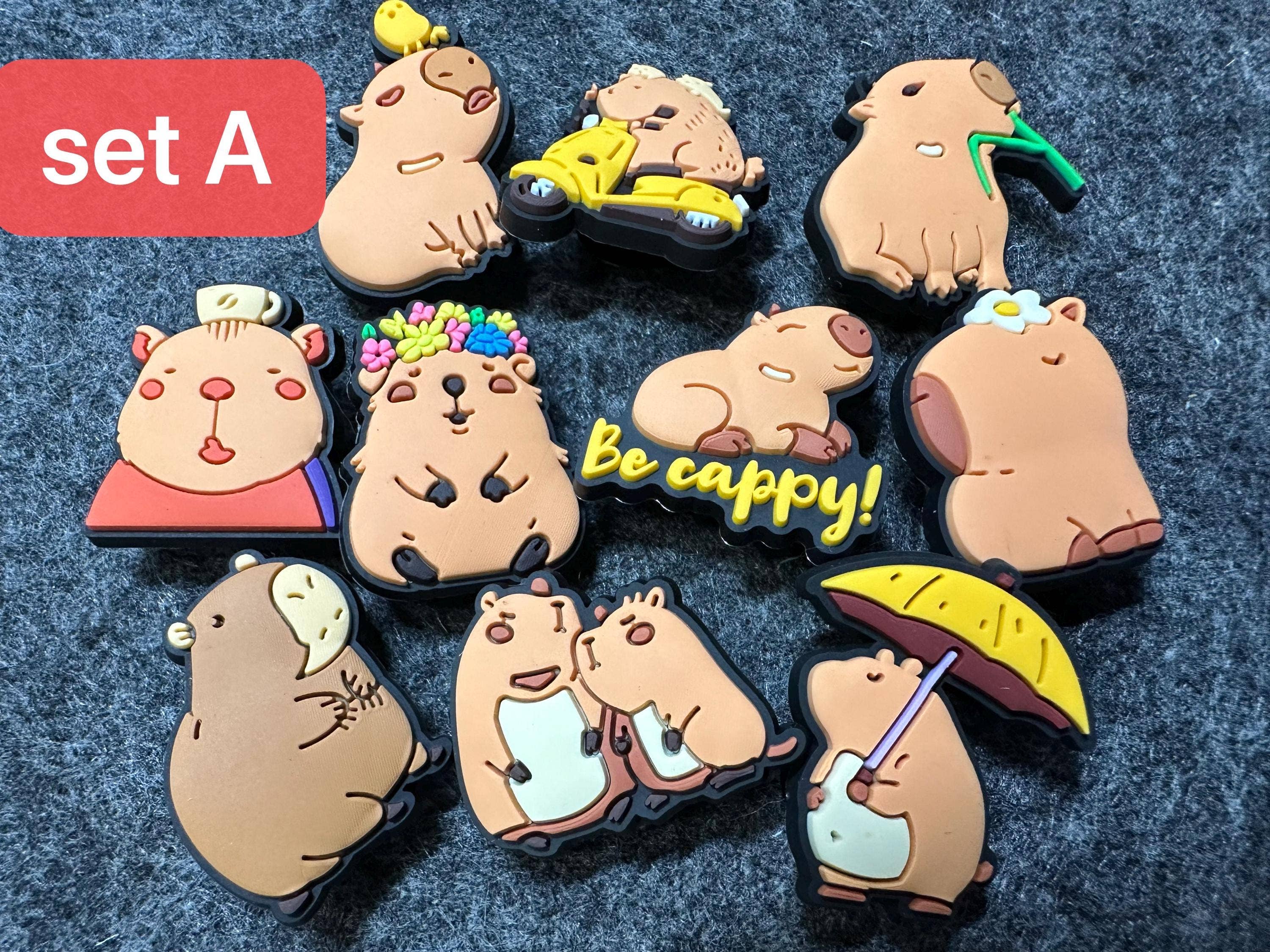 Capybara Shoe Charms