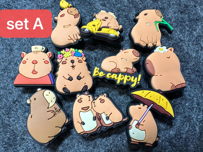 Capybara Shoe Charms