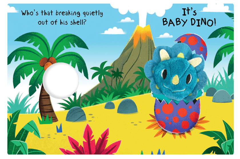 Baby Dino - Finger Puppet Book