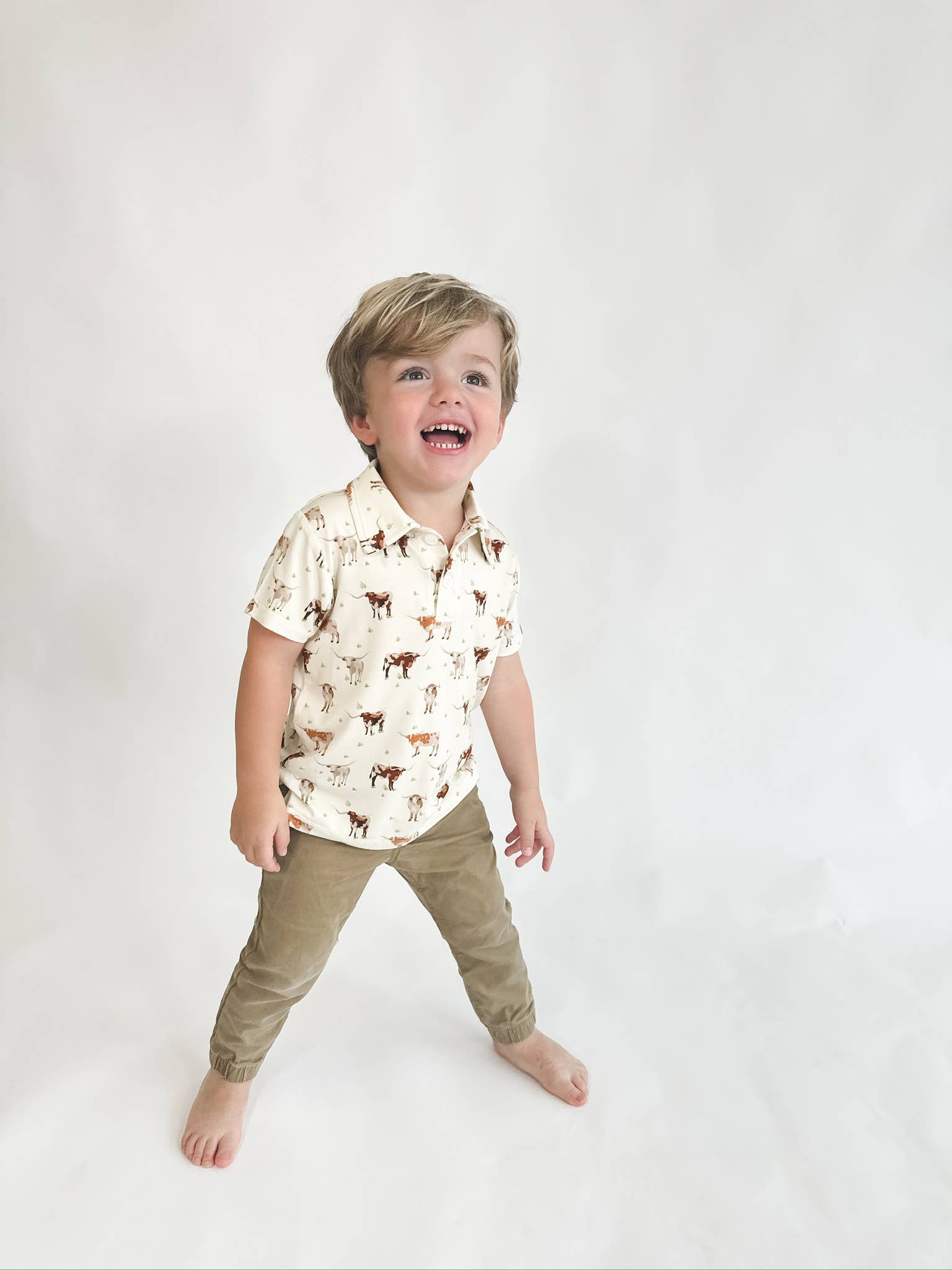 Longhorns Bamboo SS Polo Shirt