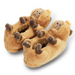 Mabel the Capybara | Kid's Animal Plush Non-Slip Slippers