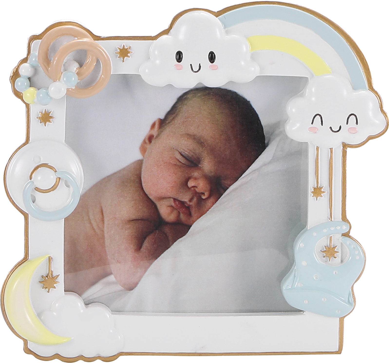 Modern Baby Picture Frame Personalized Ornament