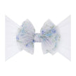 Baby Bling® Tulle FAB® soft nylon headband with tulle bow