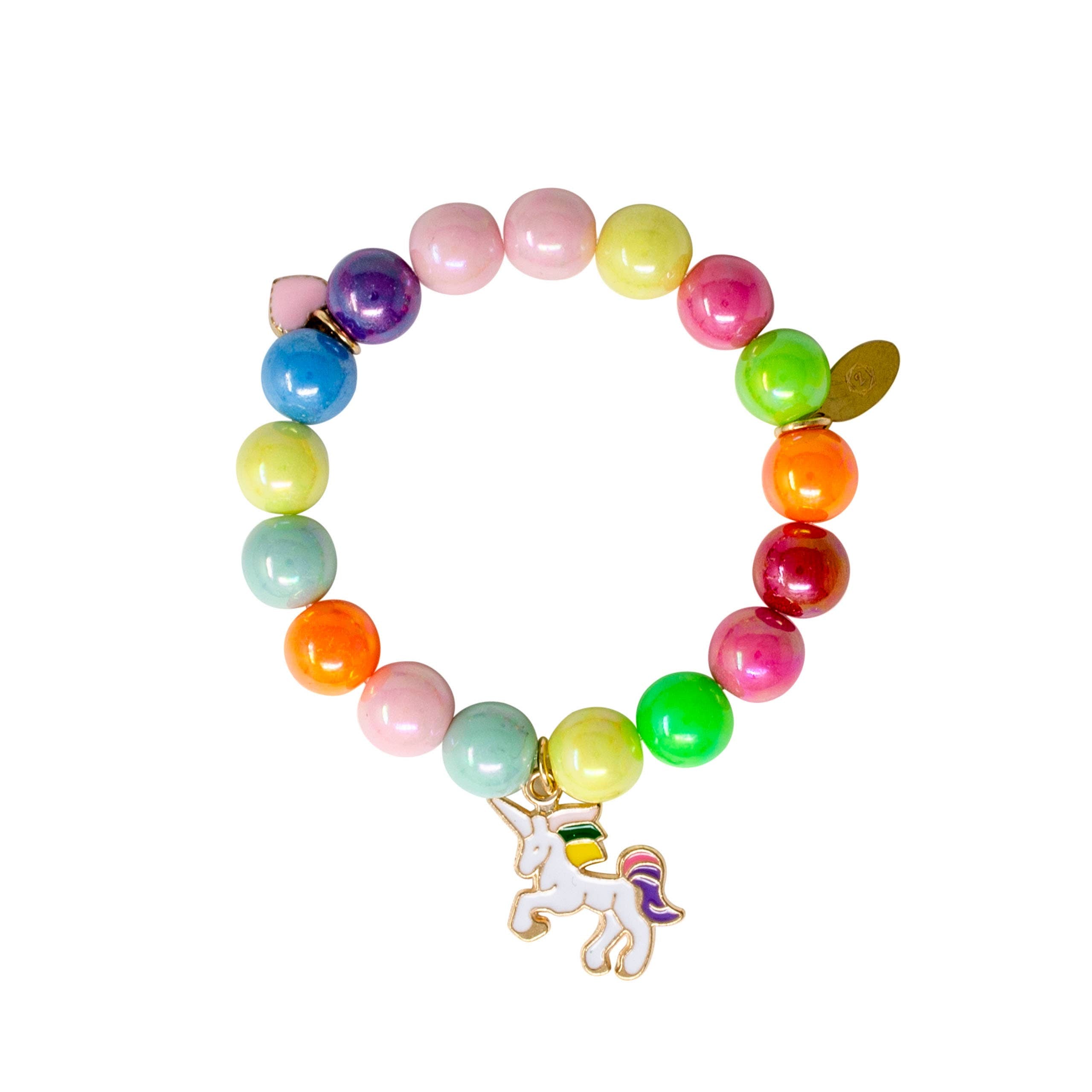 Bright Gum Ball Unicorn Bracelet