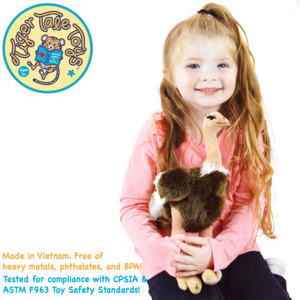 Ola The Ostrich | 12 Inch Stuffed Animal Plush