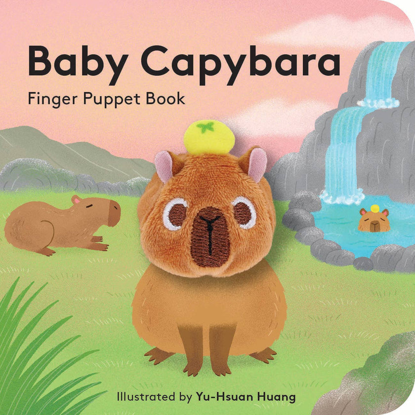 Finger Puppet Board Book- Baby Capybara