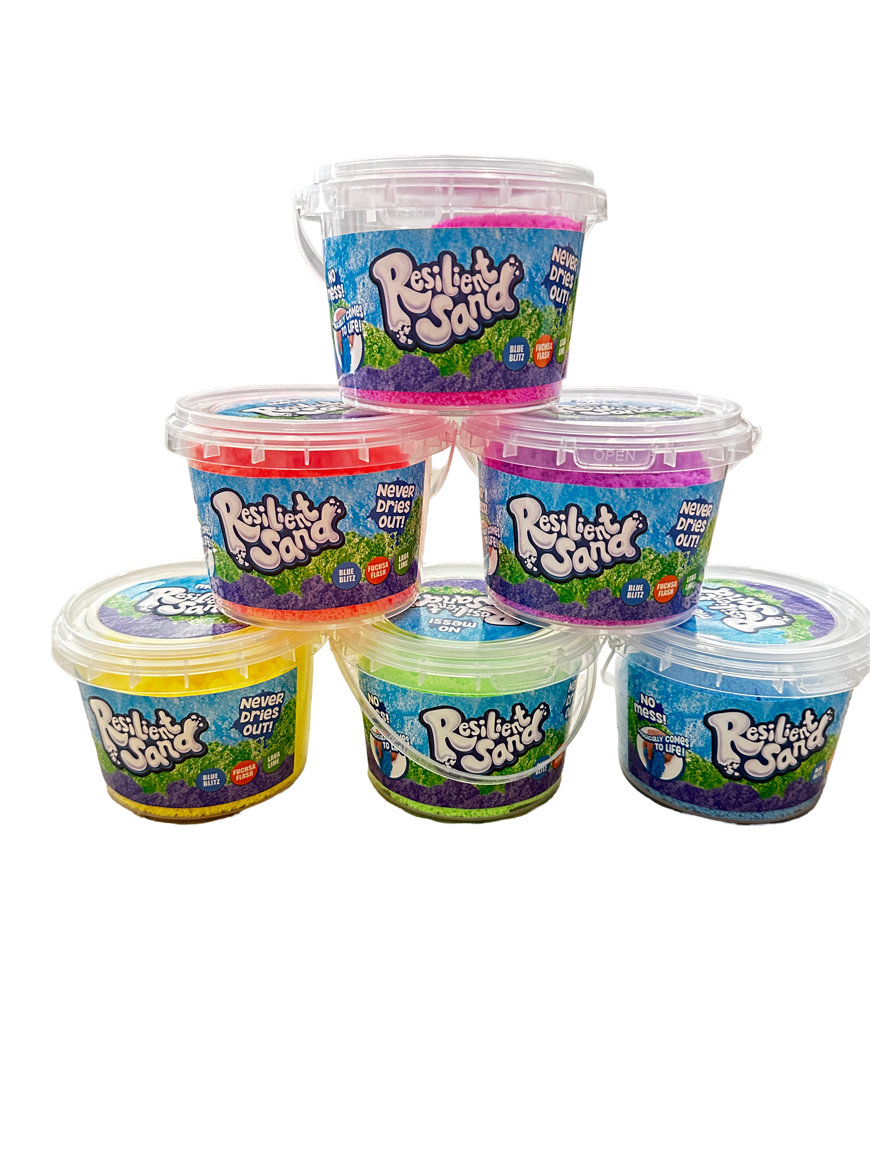 Resilient Sand Moldable Play Sand Toy – Assorted Colors