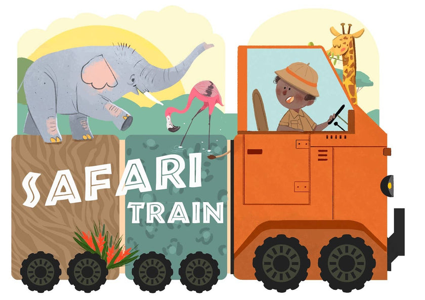 Safari Train Board Book