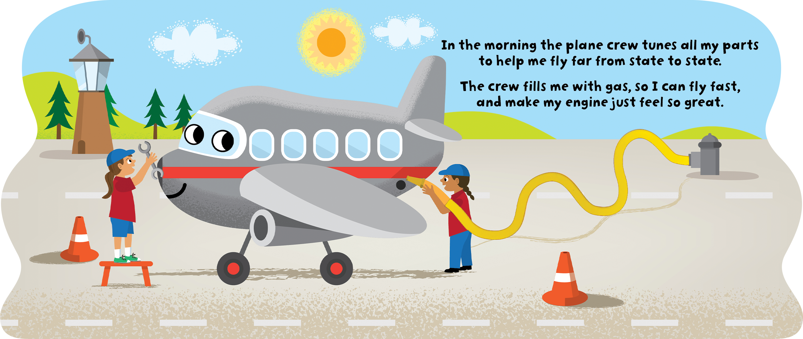 Amazing Airplane - Touch and Feel Board Book - Sensory Board Book