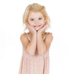 Pink Daisy Ribbed Bamboo Sundress