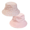 Pink Daisy Reversible Bucket Hat