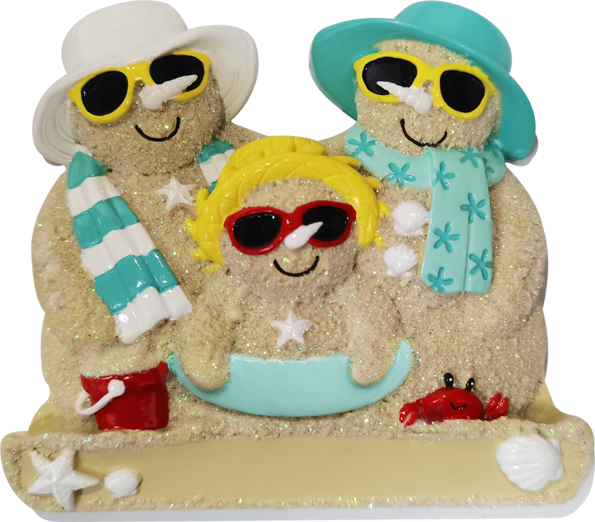 Sandman Family Personalized Christmas Ornament
