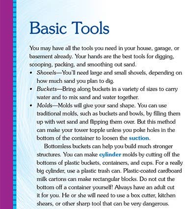 Building Sandcastles: A hardcover kid's craft book