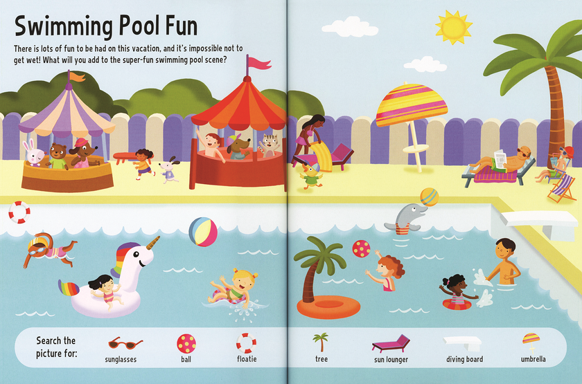 Big Stickers, Vacations Sticker Book