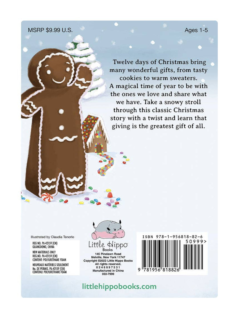 12 Days of Christmas- Children's Holiday Padded Board Book