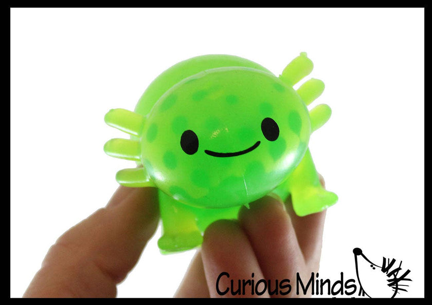 Axolotl Water Bead Filled Squeeze Stress Ball - Sensory Toy