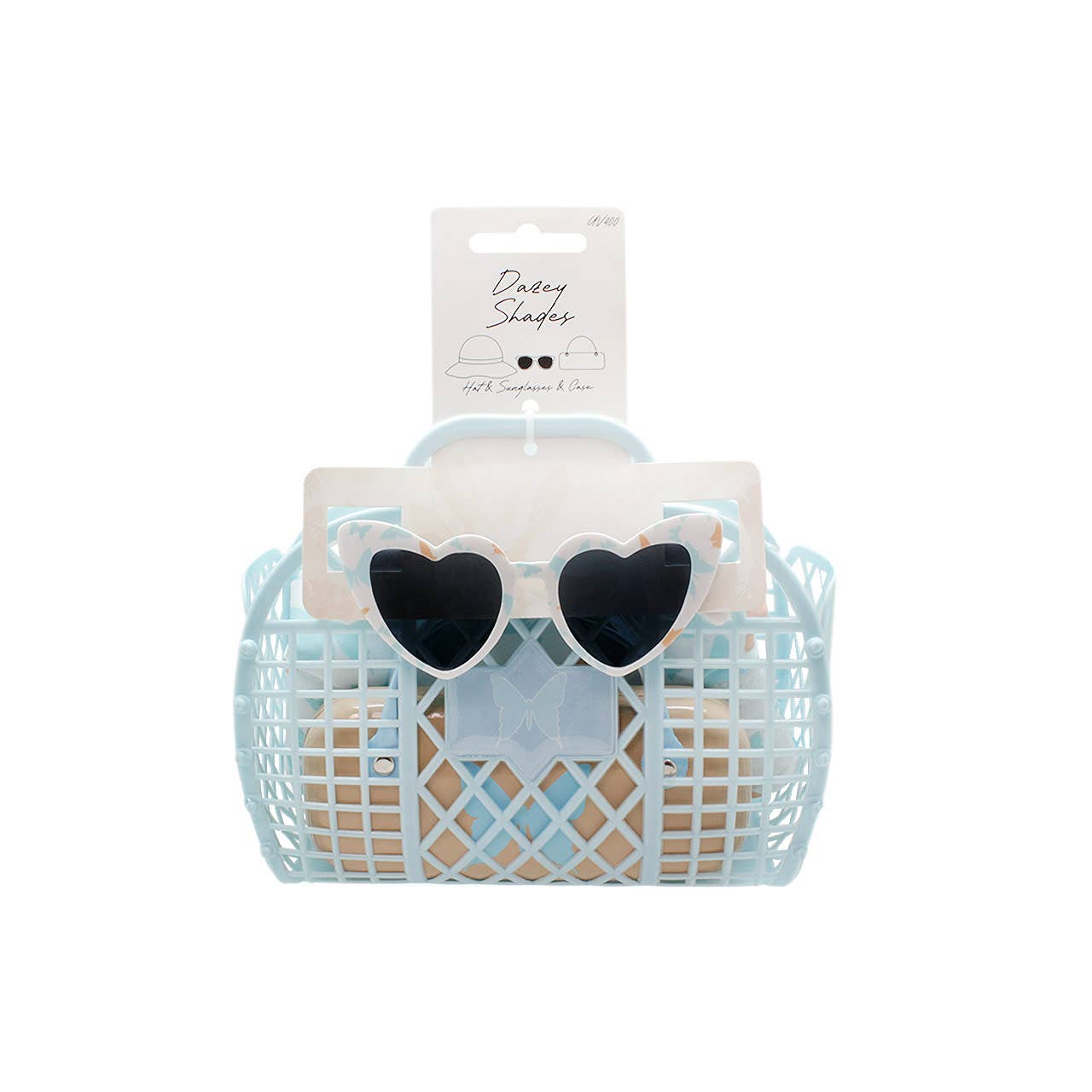 Kids Sunglasses with Hat Case and Bag Premium Combo Set New