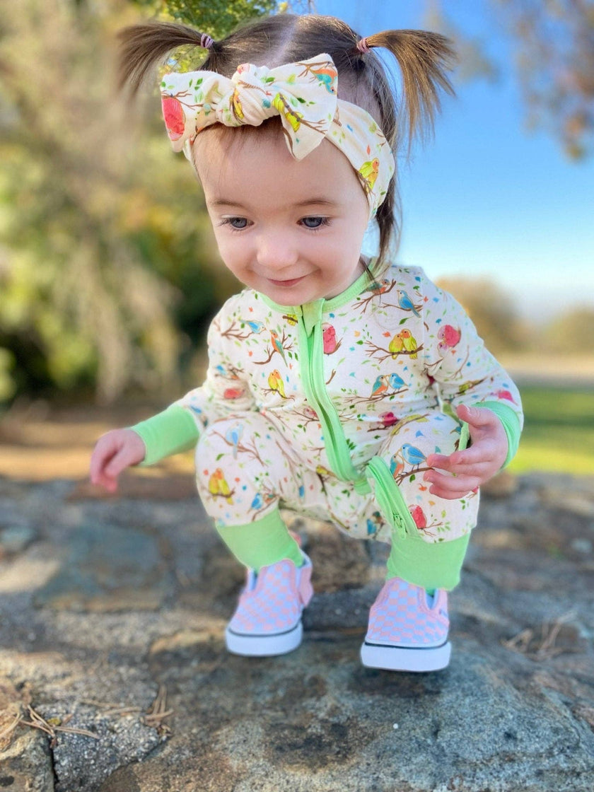 Love Birdees Bamboo Convertible Footie (NB-24m)