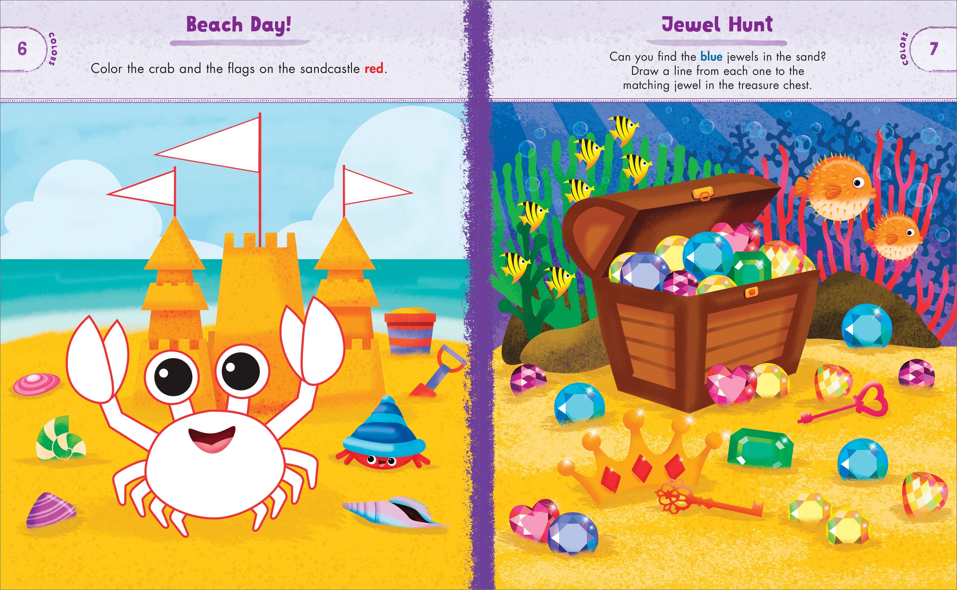 Ocean Animals Preschool Activity Book