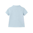 Textured Polo and Shorts Set | Light Blue Shark