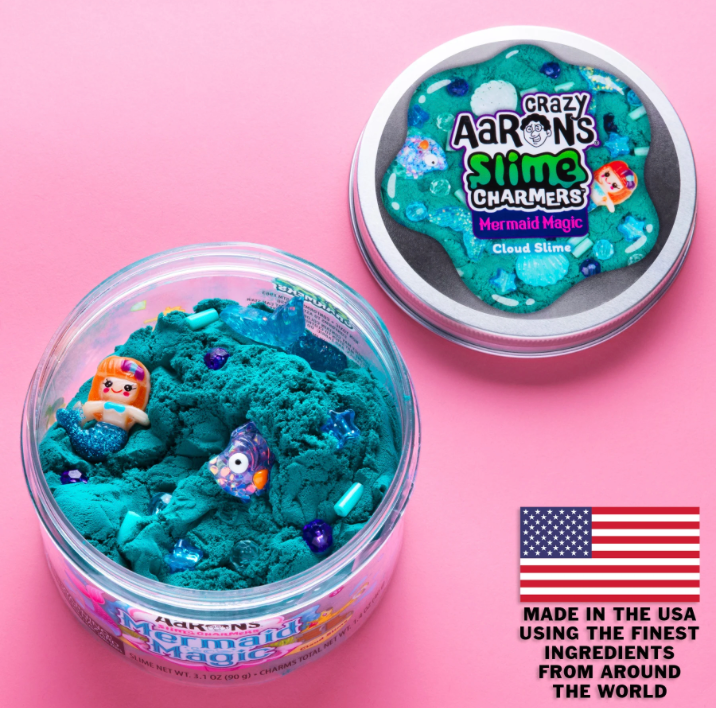 Crazy Aaron's Slime Charmers 10oz Cloud Jar - Mermaid Magic