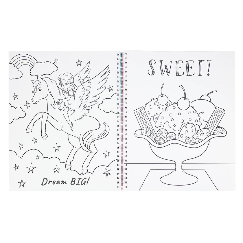 Girl Time! Sticker & Coloring Activity Book