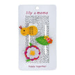 Buzzing Bee Hair Clips- Yellow and Greens
