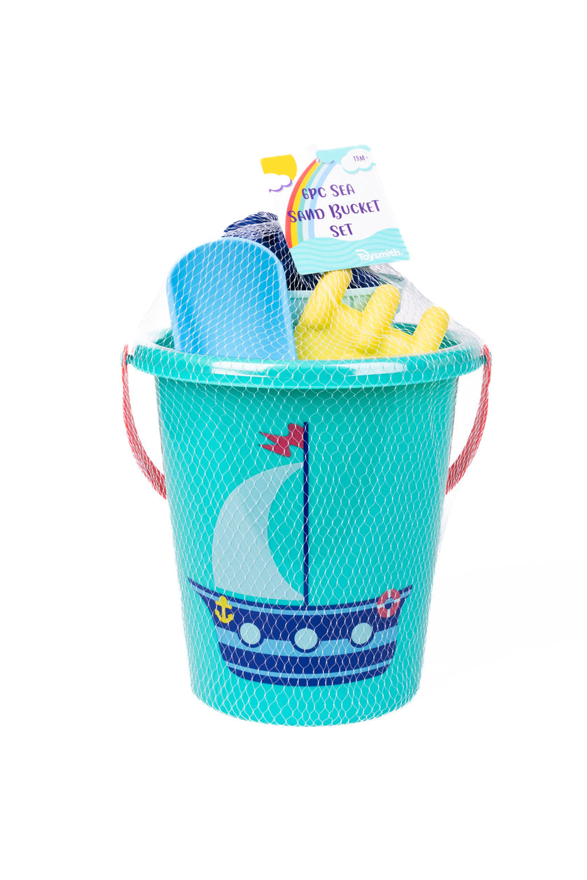 6-Piece Set Ship Sand Bucket Toy Set