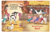 Christmas On The Farm - Children's Holiday Padded Board Book