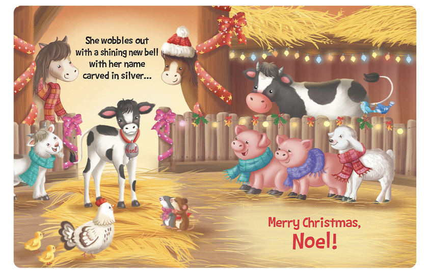 Christmas On The Farm - Children's Holiday Padded Board Book