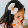 Pumpkin Tulle Bow Clip - Hair Bows - Hair Accessories