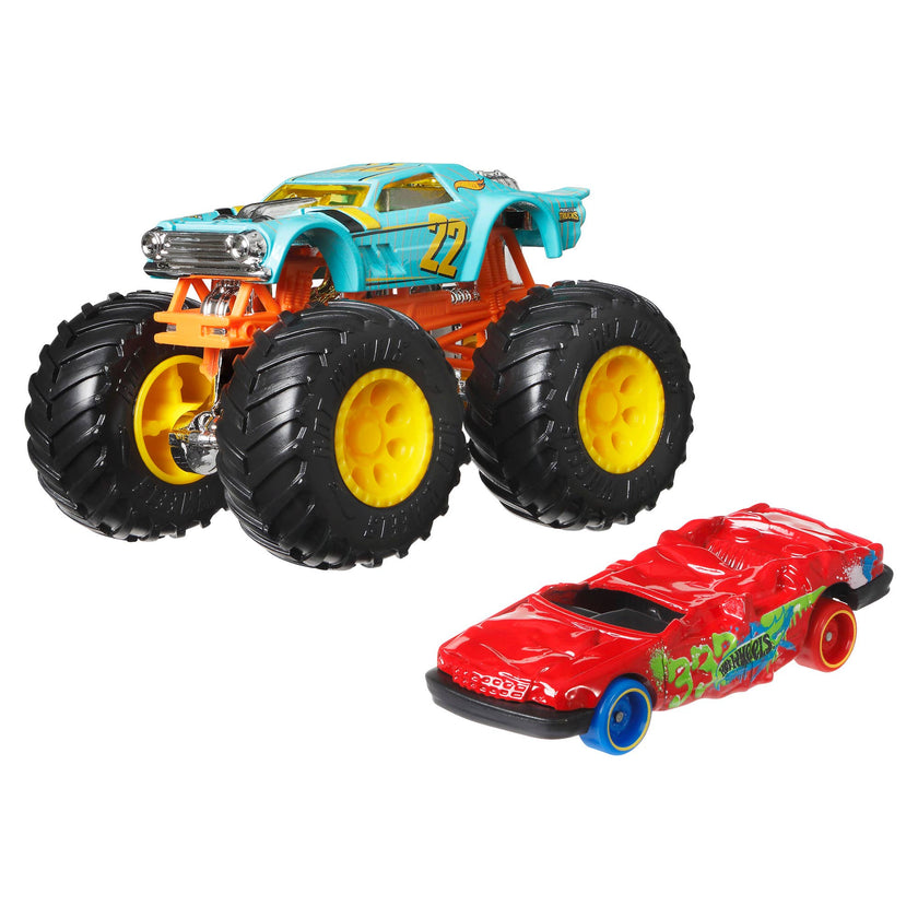 Die-Cast Hot Wheels Die Cast Monster Truck & Car Singles