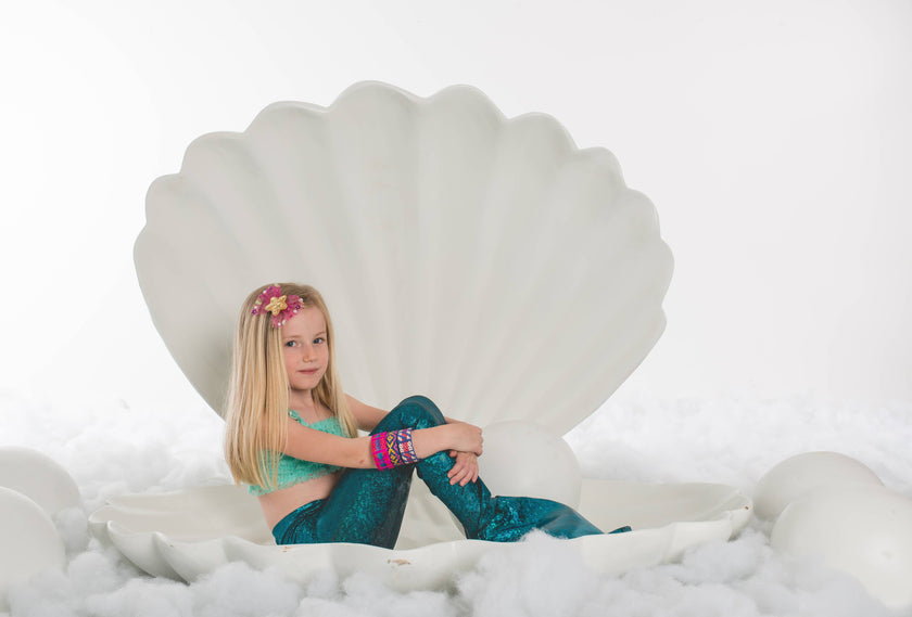 Tulle Starfish Hair Clip- Pink