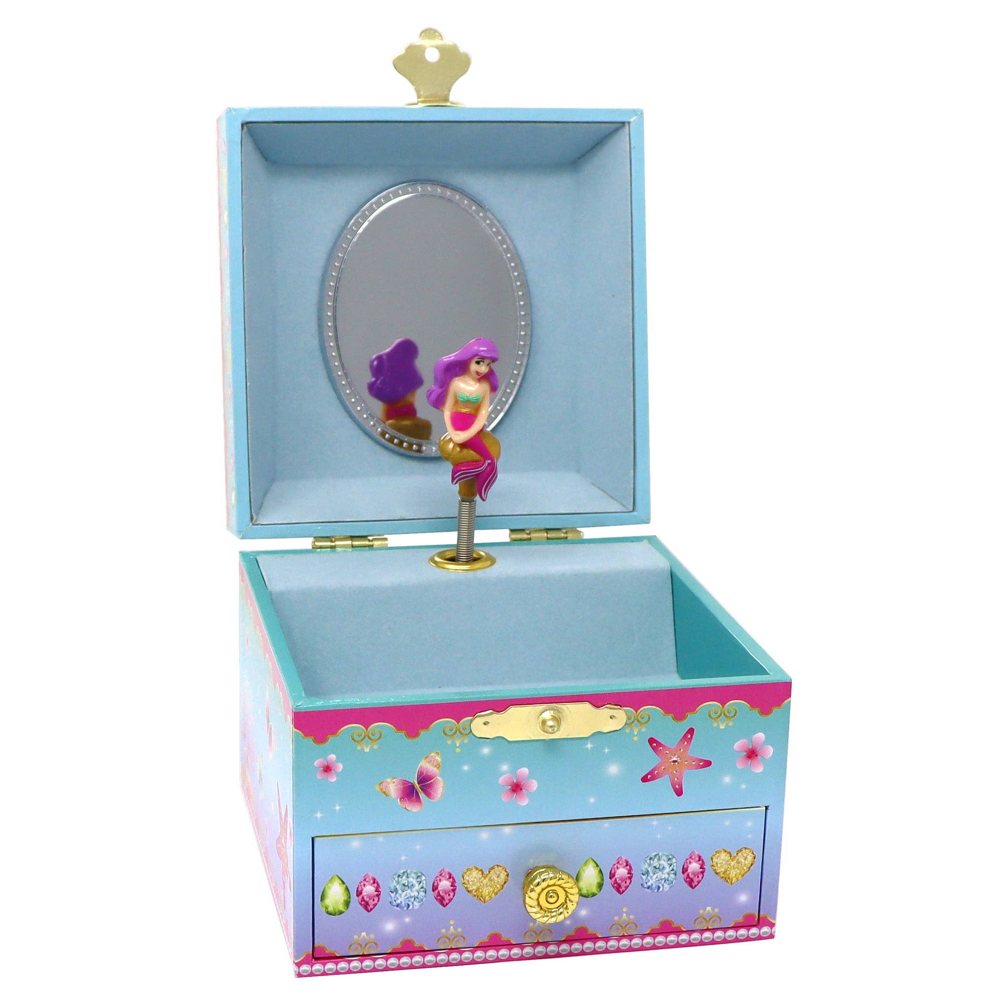 Shimmering Mermaid Small Musical Jewlery Box