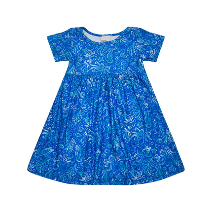 Kids UPF50+ Laya Short Sleeve Tee Dress for Girls