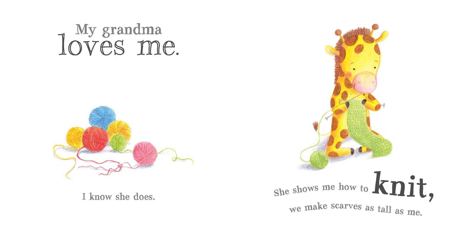 My Grandma Loves Me Hardcover Book