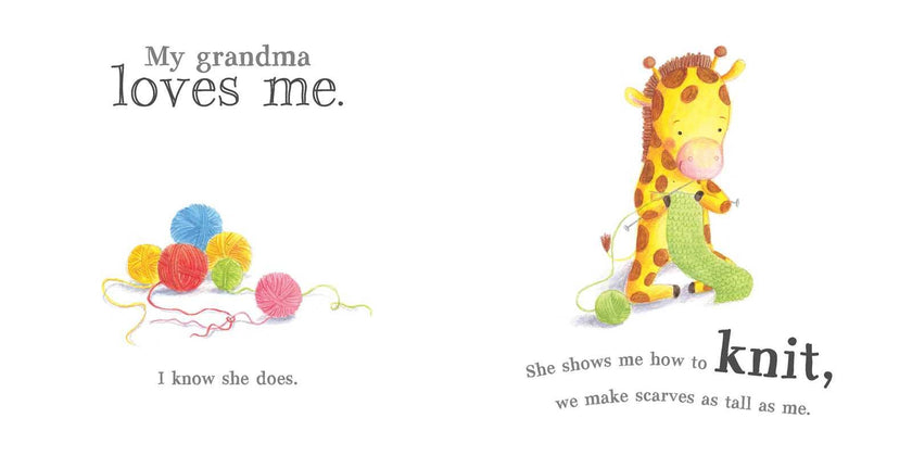 My Grandma Loves Me Hardcover Book