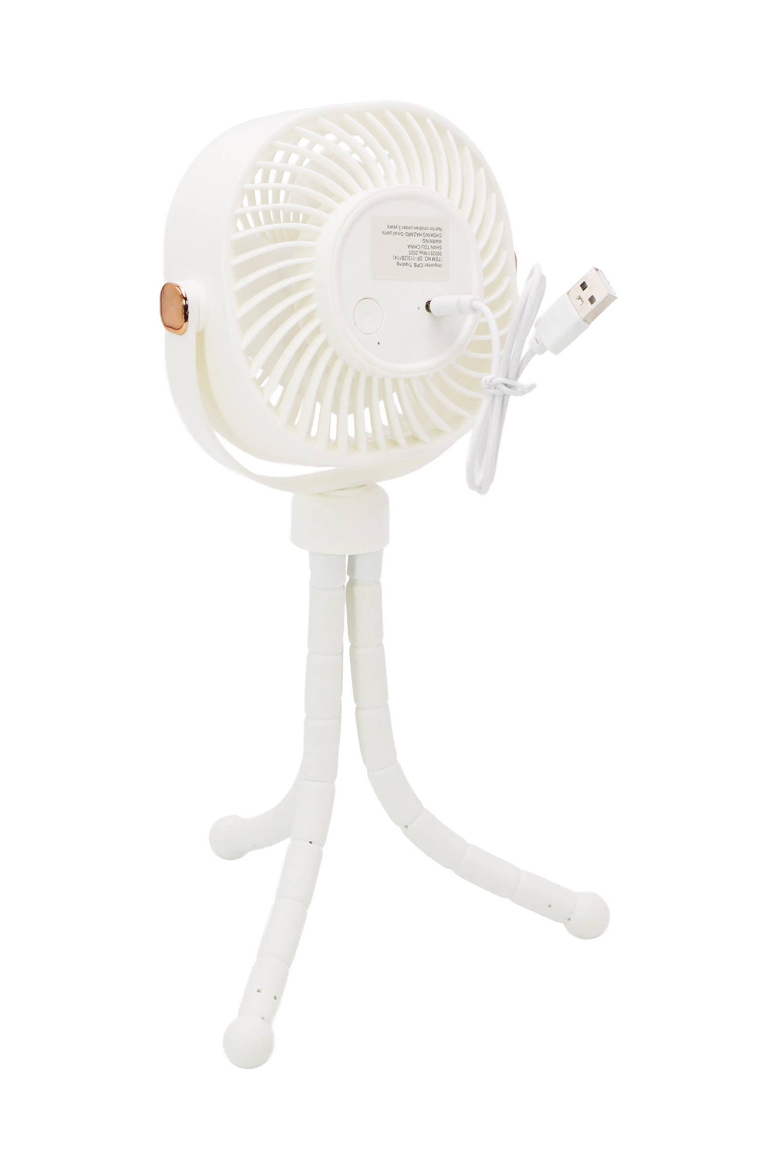 Matte Pastel Led Flexible Leg Electric Fan - Assorted