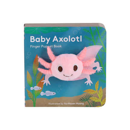 Finger Puppet Board Book- Baby Axolotl