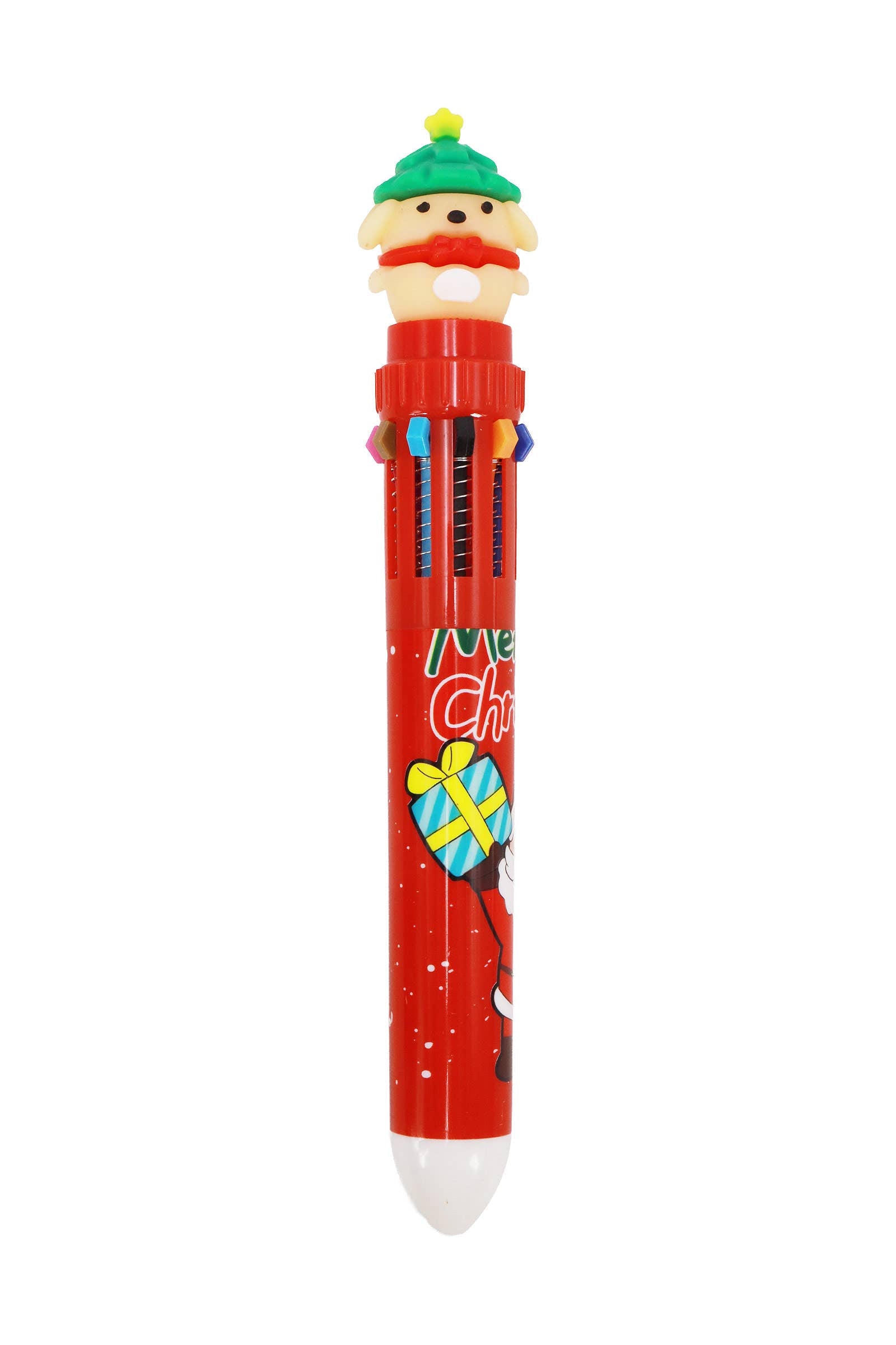 Cute Christmas 10-in-1 Multicolor Pen